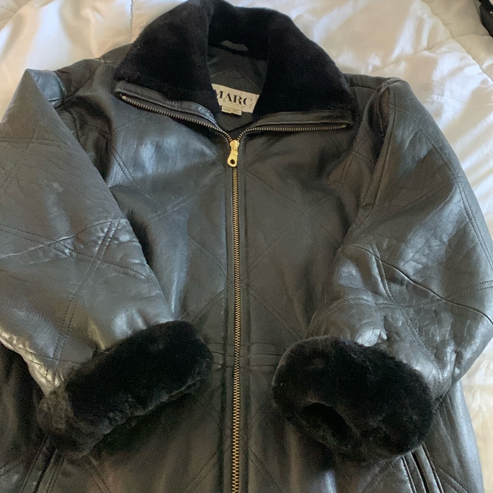Marc New York Leather with Faux Fur